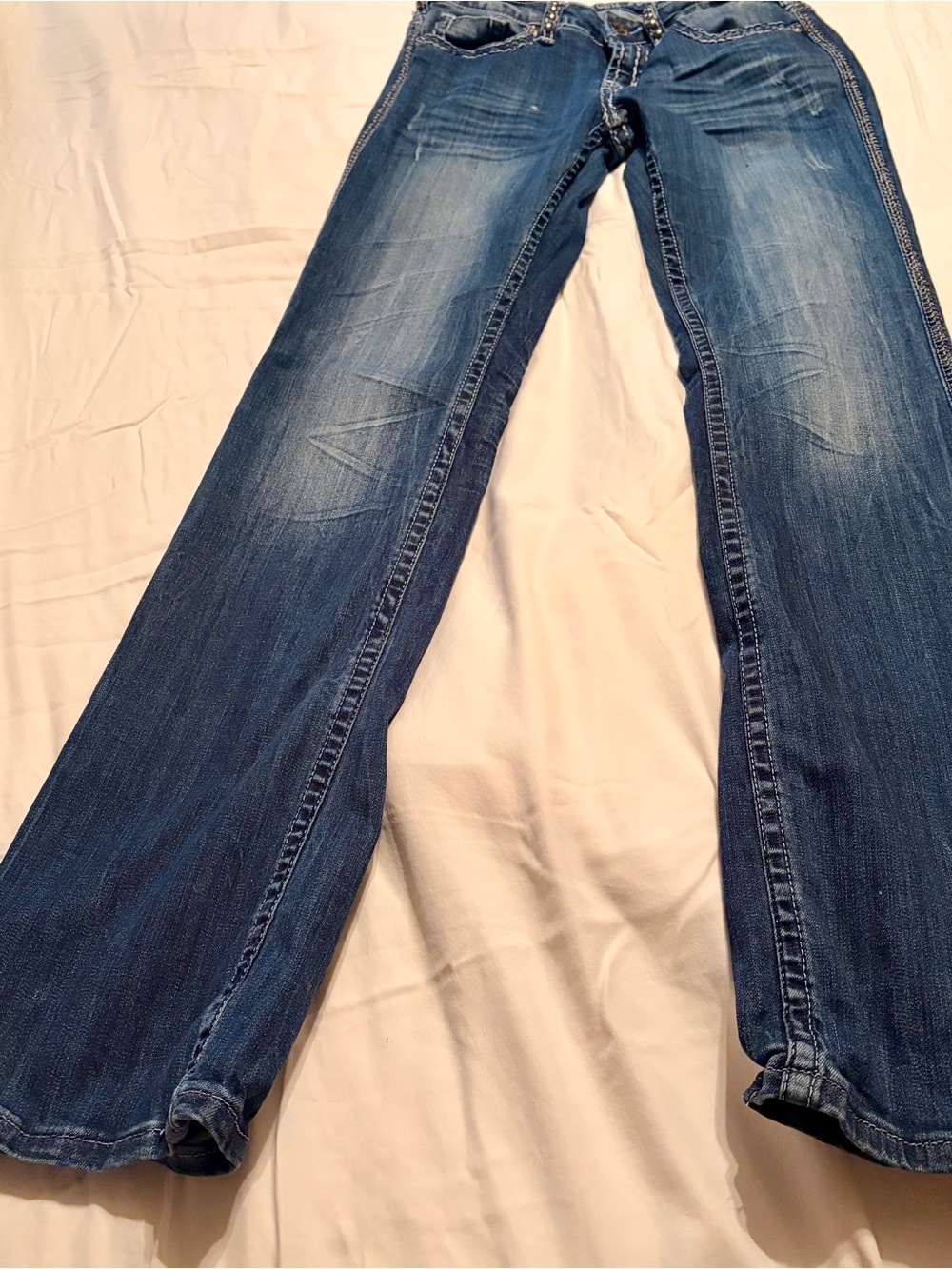 Cowgirl Tuff Women's Blue Boot Cut Jeans